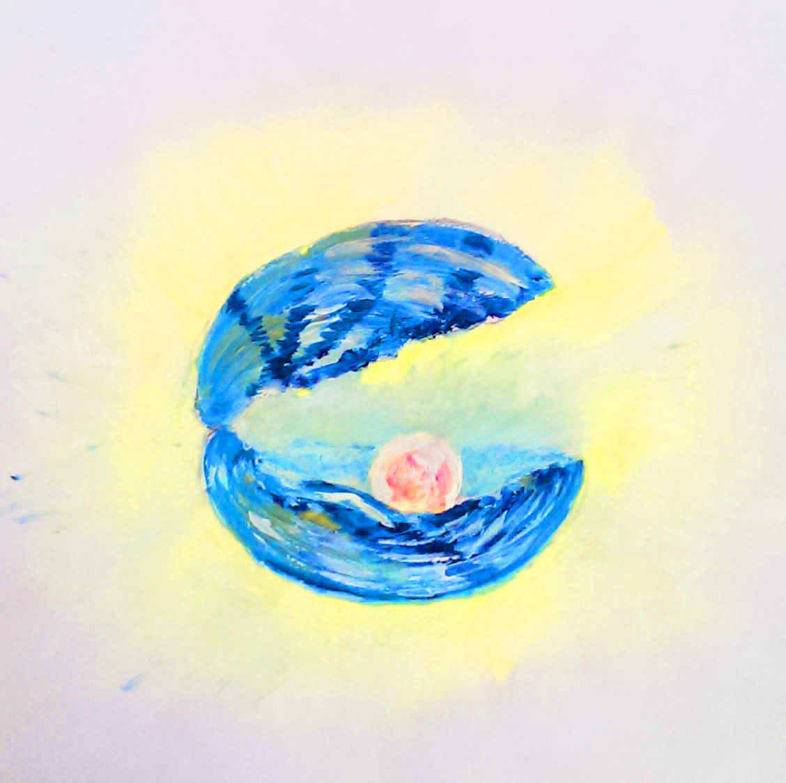 Ikon Muschel mit Perle